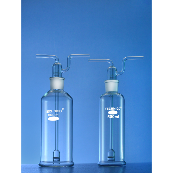 Bottle Gas Washing Set Disc Upward (Joint Size 29:32) Narrow mouth  500 ML